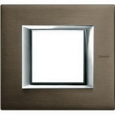 Legrand HA4802BR BTAX RÁMEČEK 2M BRONZ BROUŠENÝ