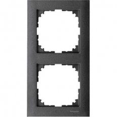 Merten Rámeček dvojnásobný M-Pure, Antracit SCHNEIDER MTN4020-3614