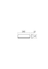 Nástěnné svítidlo SAPO AP LED SMD 5W IP65 DG 3000K REDO 90072