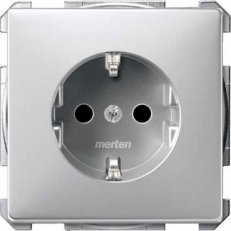 Schneider MTN2400-4060 Zásuvka 250V/16A s bočními zemnícími kontakty,S-Design