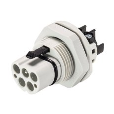 vidlice vestavná gesis RST, 4-pól, šroubové svorky, M25, šedá