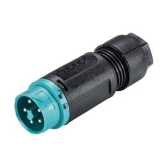 vidlice na kabel RST mini, 5-pól, modrá/černá WIELAND 46.052.4553.6