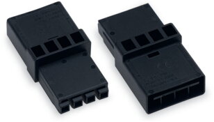 Spojka 4pól. Kód. A černá WAGO 890-604