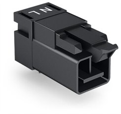 Konektor na desky plošných spojů, úhlové, 2pól., černá WAGO 890-812/011-000