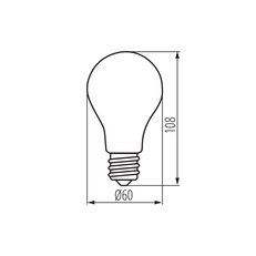 Světelný LED zdroj XLEDIM A60 E27 11W-NW, KANLUX 37241