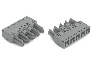 Zdířka 5pól. Kód. B šedá WAGO 770-245/062-000