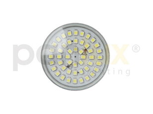SMD 48LED světelný zdroj 230V 3,5W E14, hliník, teplá bílá PANLUX E14-L7/T