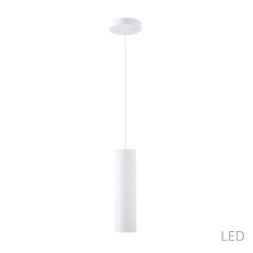 Závěsné LED svítidlo se skleněným stínidlem OSMONT KUMA S2 41W IP20 3K bílá