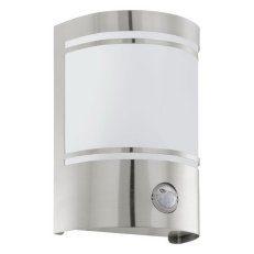 Nástěnné svítidlo CERNO SENSOR nerezová ocel/satén 40W IP44 EGLO 30192