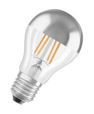 LEDVANCE LED Retrofit CLASSIC A Mirror 6.5W 827 Clear E27