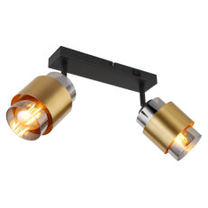 Nástěnné svítidlo MILLEY černá 2x E27 40W 230V GLOBO 15560-2