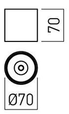 XCORE RND. CEILING FITTING 6W 220-240V A