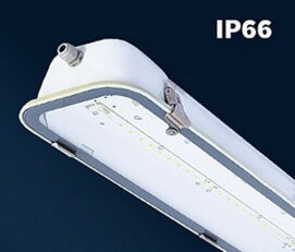 Plechové prachotěsné svítidlo SALUKA-LED-20000-258-4K-DIM DALI, IP66 054797