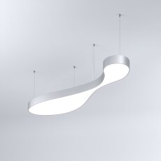 LED Svítidlo MI-BUBBLE-03, 67W, 3000K, bez trafa, 24VDC, IP20, stříbrná, 4000K