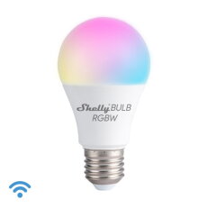 Stmívatelná žárovka Shelly Duo E27 - RGBW Wi-Fi, 9W, IP20.