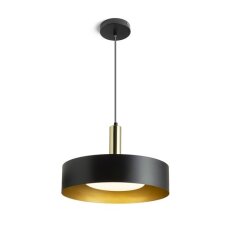 AKCE - Svítidlo GIULIA 40 závěsná černá/zlatohnědá mosaz 230V E27 40W R13913