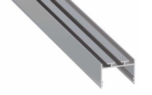 Přisazený/závěsný AL profil AL-PROFIL ALBA RAW NONANODIZED 2M GREENLUX GXLP2117