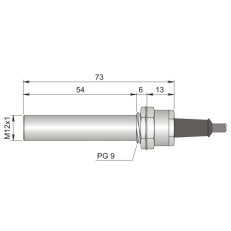 Válcový magnetický senzor AECO SMC-09PG NO