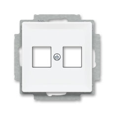 ABB ZONI Kryt zásuvky komunikační přímé (2x) matná bílá 5014T-A02018 240
