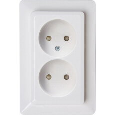 950513007 HK02 - double socket outlet wi