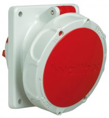 Walther 519509 Vestavná zásuvka 16A 5P 230V 9h IP67, šikmá