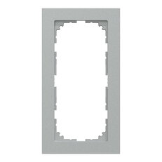 Rámeček Merten M-Pure, dvojnásobný, aluminium, matný plast MEG4025-3660