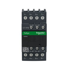 Schneider LC1DT32B7 Stykač 4P (4'Z') 32A v AC-1, pom.kont.1'Z'+1'V', 24V 50/60Hz