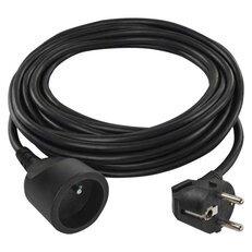 Prodlužovací kabel 5 m, 1 zásuvka, černý, PVC, 1,5 mm2 EMOS PC0115R