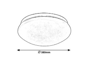 Lucas LED 24W IP20 bílá 4000K 1370lm RABALUX 3938