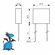 Finder 026.9.012 Adaptér, 26, AC/DC, 12V DC