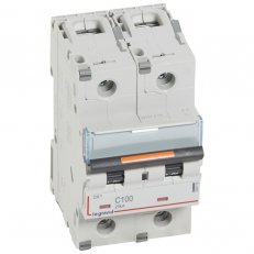 DX3 JISTIČ, 2 PÓLOVÝ, CHAR. C,100A 25KA LEGRAND 409776