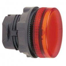 Schneider ZB5AV04 Signální hlavice, pouze pro žárovku, neon, LED BA 9s - rudá