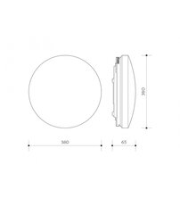Přisazené stropní svítidlo PLAFON CIRCLE 25 DIM CCT LEDMED LM31100001