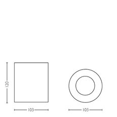 PILLAR single spot černá 1x20W 230V PHILIPS 5633030PN
