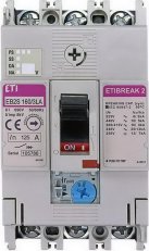 Kompaktní jistič EB2S 160/3LA 125A 3p ETI 004671884