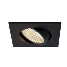 NEW TRIA 68 I CS stropní vestavné LED svítidlo černé hranaté 3000K 38°