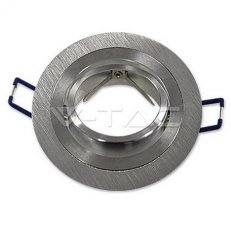 1 x GU10 Housing Round Aluminum Brush,