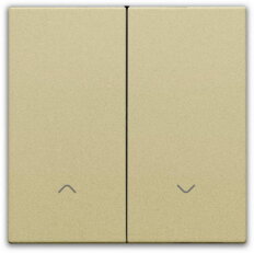Smart Switch kolébka 2x1/2 motor-ALU GOLD NIKO 221-31006