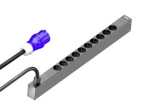 Rittal 7979111 PDU Basic 1F 16A CEE 10xSchuko L695mm rack min. 1200/1200mm