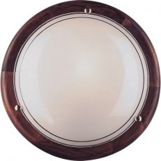 Stropní svítidlo Punto 400 dřevo tmavé 2x60W IP20 E27 COMPOLUX 912014/82