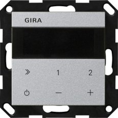 Rádio IP pod omítku System 55 F hliník GIRA 232026