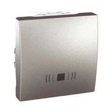 Unica Tlačítko se symbolem ''zvonek'' ř.1/0 Aluminium SCHNEIDER MGU3.206.30C