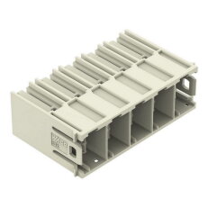 Konektor s pájecími piny THT pájecí kontakt 1,2x1,2 mm úhlové světle šedá 5pól.