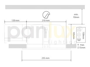 Panlux  DWV-226E/B DWV bílá 2x26W EVG