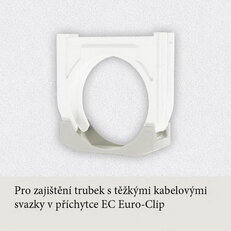 Zajišťovací spona pro EC50. světle šedá SCHNABL UVB 50