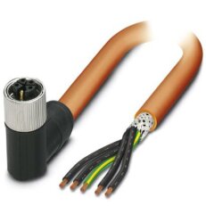 SAC-5P- 3,0-PUR/M12FRK PE SH Napájecí kabel 1414785