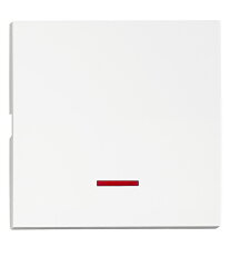 Kryt spínačů a ovladačů s červeným průhledem, bílý SCHRACK EV102208--