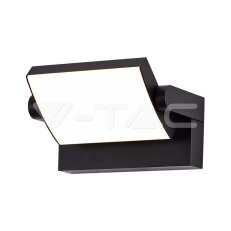 17W LED Wall Light Black Body 3000K IP65 V-TAC SKU2936