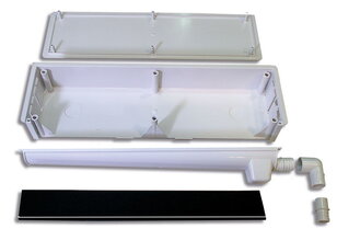 Krabice 3208 IP30 pro jednotku klimatizace pod omítku 396x112x55mm FAMATEL 3208