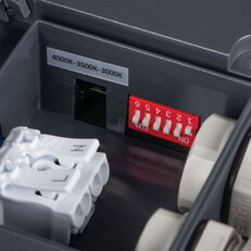 Přisazené svítidlo s čidlem BENO 12-18W CCT-L-SEG, šedá, KANLUX 38788